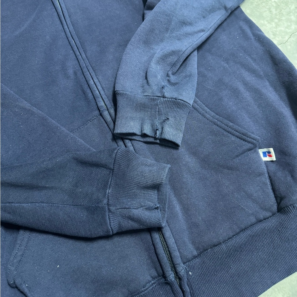Navy Russel Athletics Full-Zip Hoodie - Picture 7 of 7